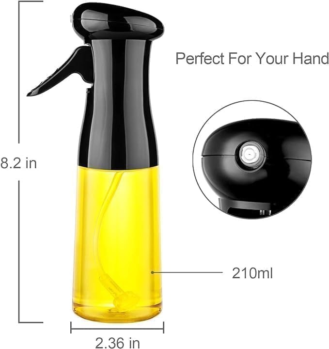 Multi-Purpose Oil Sprayer Bottle – Refillable Kitchen Oil Dispenser for Cooking, BBQ & Salad