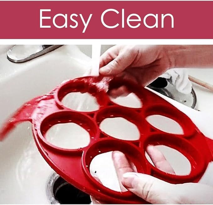 Macadve⢠Multi-Purpose Flip'N'Cook Pancake/Egg/Mini Utthapam Maker