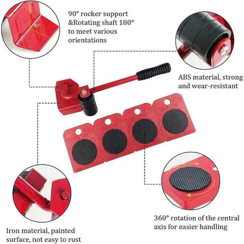 Macadve™ Heavy Duty Furniture Lifter Mover Set