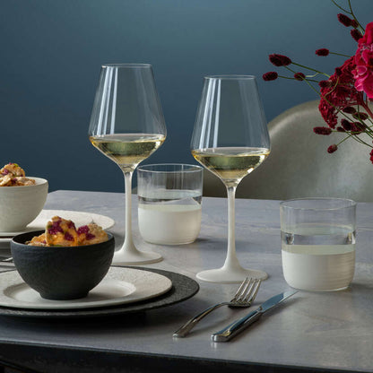 White wine glass White, 4.3 oz, crystal glass