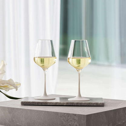 White wine glass White, 4.3 oz, crystal glass