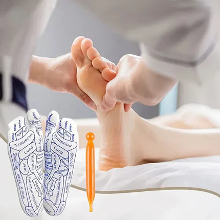 Macadve™ Foot Reflexology Socks with Massage Stick