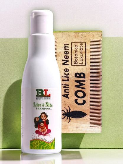 Tea Tree Anti Lice Shampoo 100 ml With Pure Neem Comb