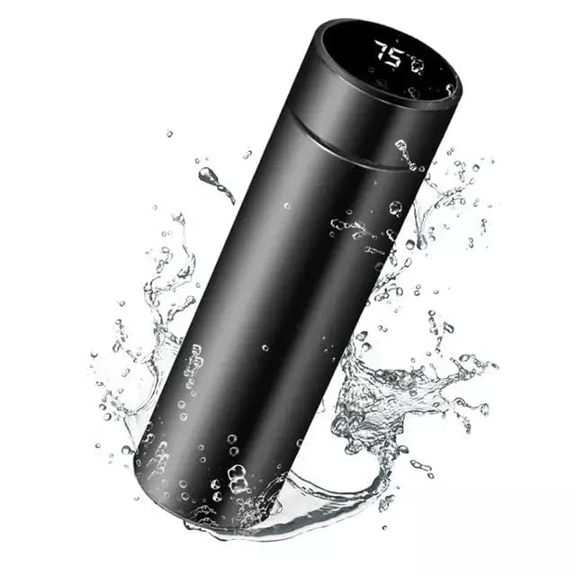 Stainless Steel Temperature Water Bottle – Insulated Hot & Cold Thermos Bottle