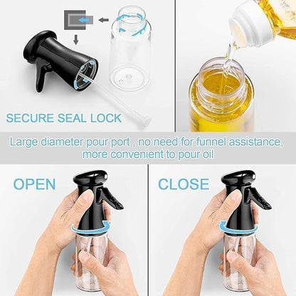 Multi-Purpose Oil Sprayer Bottle – Refillable Kitchen Oil Dispenser for Cooking, BBQ & Salad