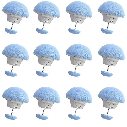12 Pcs Anti-Slip Blanket Clips - Durable Quilt & Bedsheet Holder Button Fixers