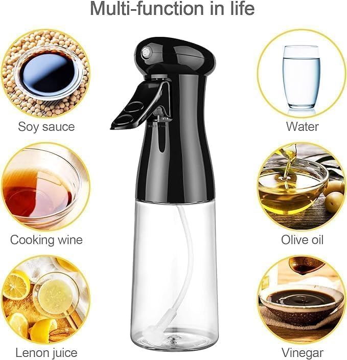 Multi-Purpose Oil Sprayer Bottle – Refillable Kitchen Oil Dispenser for Cooking, BBQ & Salad