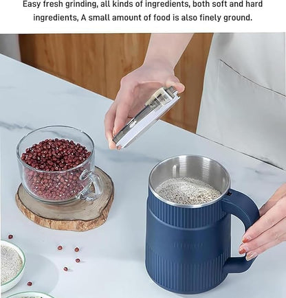 Portable Electric Spice Grinder with Handle