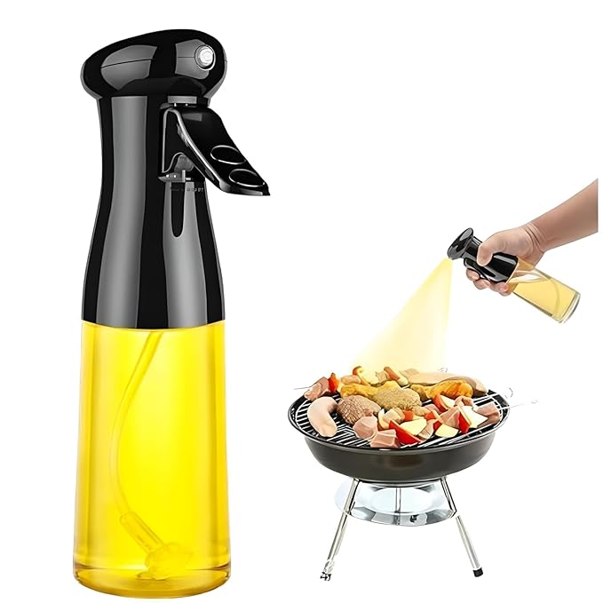 Multi-Purpose Oil Sprayer Bottle – Refillable Kitchen Oil Dispenser for Cooking, BBQ & Salad