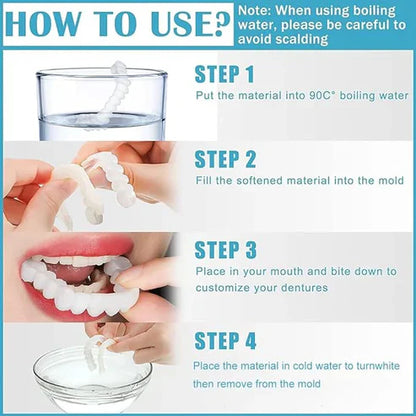 Macadve™ Smile Fit Flex Teeth Denture