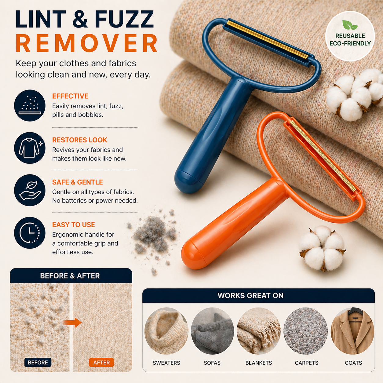 Fabric Lint Remover (Sample)