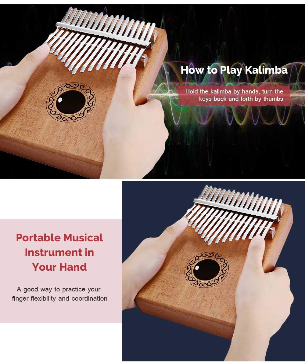 Wooden Kalimba Thumb Piano