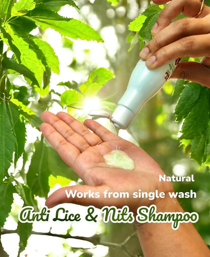 Tea Tree Anti Lice Shampoo 100 ml With Pure Neem Comb