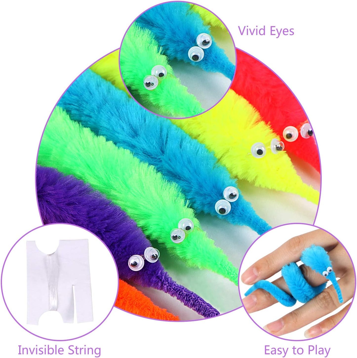 Macadve™ Magic Twisty Worm Toy