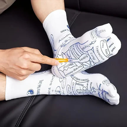 Macadve™ Foot Reflexology Socks with Massage Stick