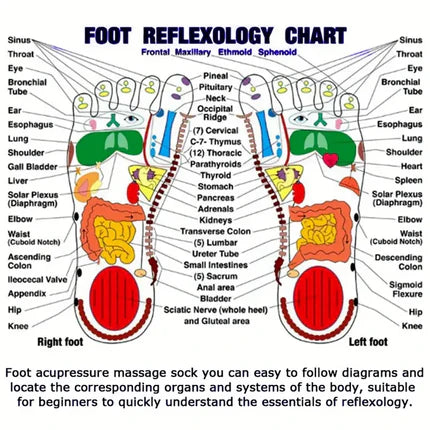 Macadve™ Foot Reflexology Socks with Massage Stick