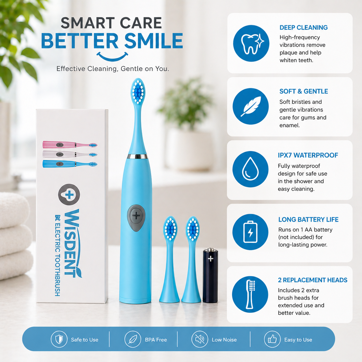 Electric Toothbrush Set