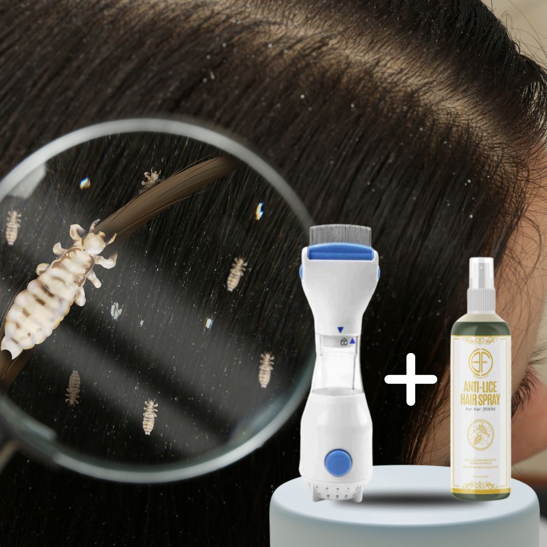 Macadve™ Combo Offer Electric Head Lice Remover & Anti Lice Hair Spray