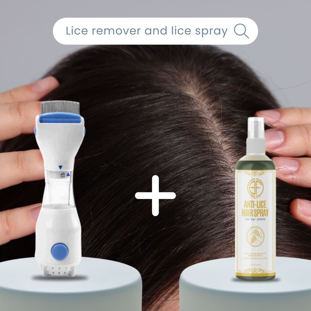 Macadve™ Combo Offer Electric Head Lice Remover & Anti Lice Hair Spray