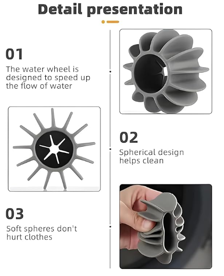 Washing Machine Cleaning Ball (4 Pieces)
