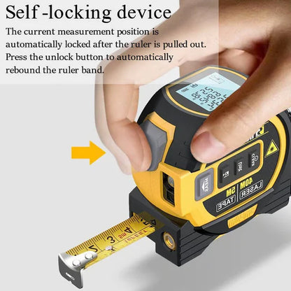 3 in 1 Digital Distance Range Multipurpose Laser Measure Tape