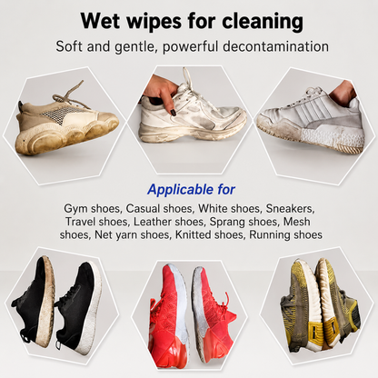 Instant Shoe Cleaning Wipes