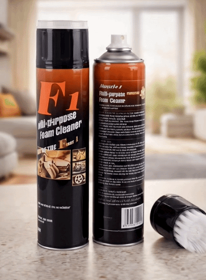 F1 Multi-Purpose Foam Cleaner Spray | Deep Cleaning for Car, Sofa, Kitchen & Home Surfaces