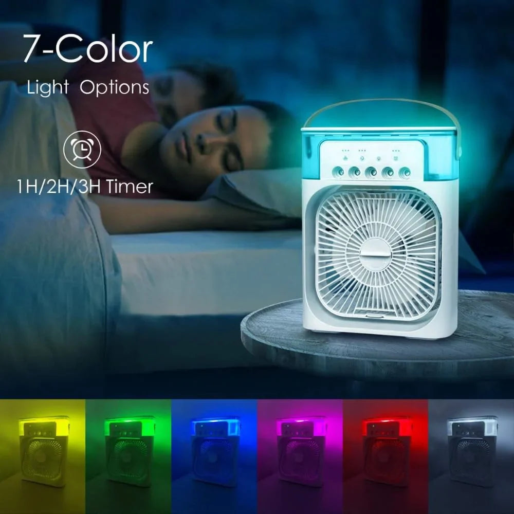 Mini Air Cooler with Mist Spray for Home & Office