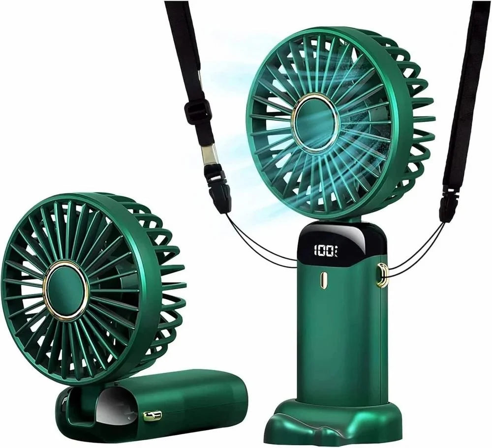 Gold Peel Off Mask & Portable Handheld Fan Combo