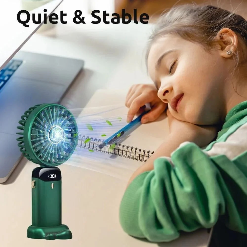 Gold Peel Off Mask & Portable Handheld Fan Combo