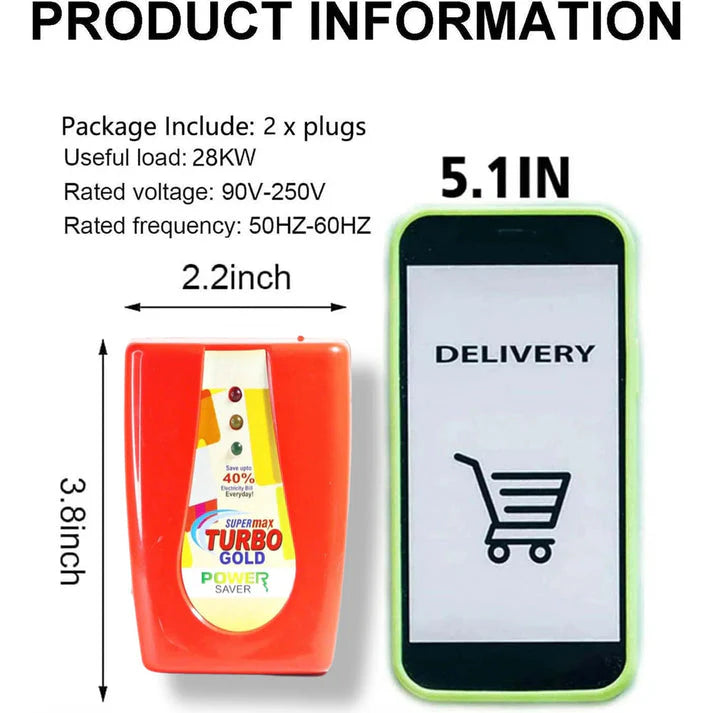 Macadve™ MaxTurbo Enviropure Power Saver & Money Saver(15kw Save Upto 40% Electricity Bill Everyday)