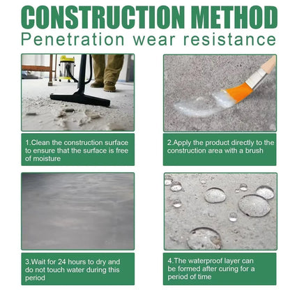 Strong Waterproof Invisible Paint + Brush Free